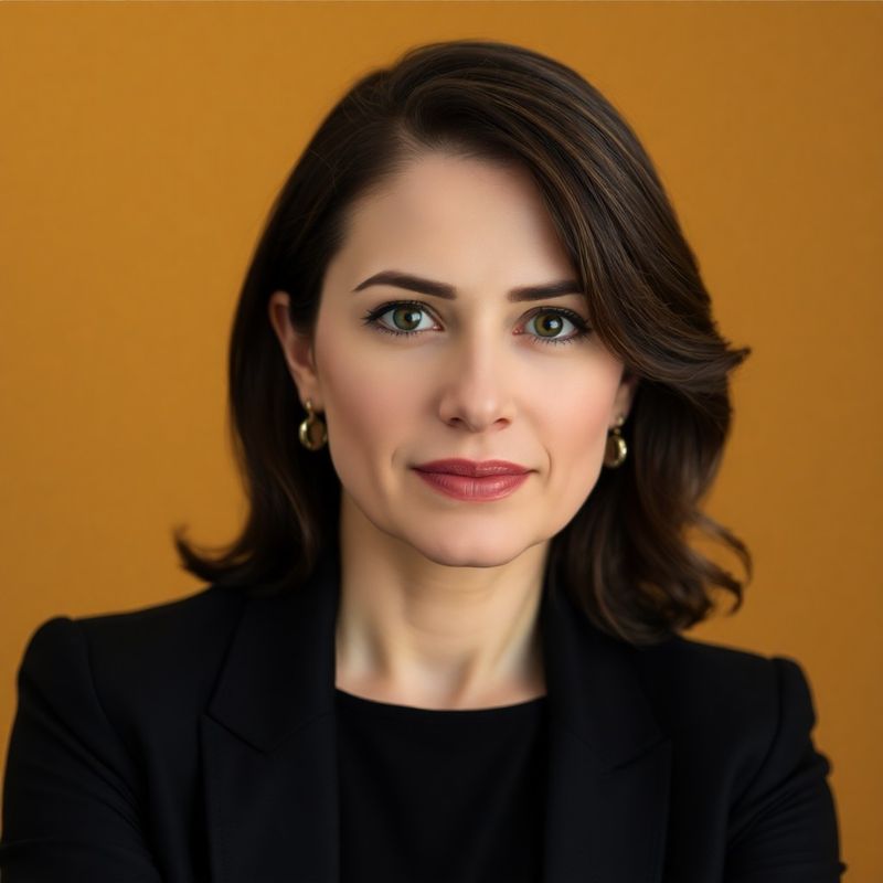 Portret al Cristinei Marin, medic specialist din București